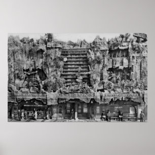 Los Angeles, CA View of Clifton's Pacific Seas Poster