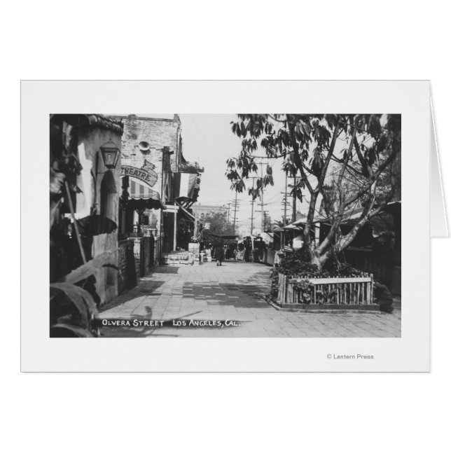 Los Angeles, CA View of Olvera Street (Front Horizontal)