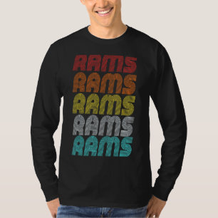 Los Angeles Ca Vintage 70s Retro Throwback Design T-Shirt