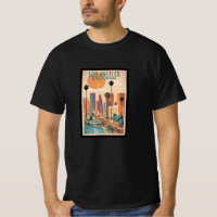 Los Angeles, Ca vintage poster