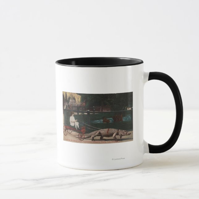 Los Angeles, CAAlligator FarmPulling Girl Mug (Right)
