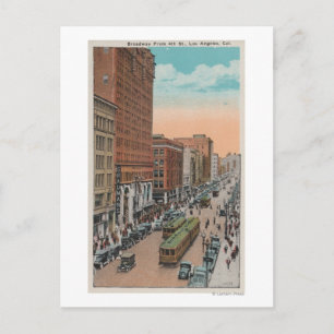Los Angeles, CABroadway from 4th Street View Postcard