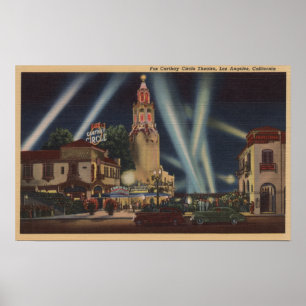 Los Angeles, CAFox Carthay Circle Theatre View Poster