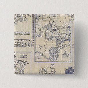 Los Angeles, California 15 Cm Square Badge