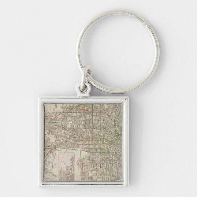 Los Angeles, California 2 Key Ring (Front)