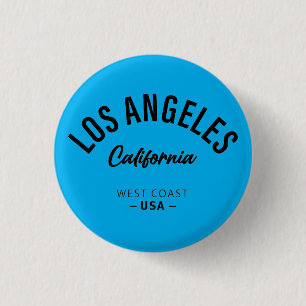Los Angeles California 3 Cm Round Badge