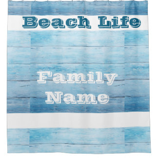 Los Angeles california beach home decor Shower Curtain