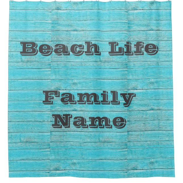 Los Angeles california beach home decor  Shower Curtain (Front)