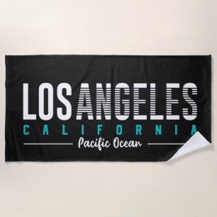 Los Angeles California Beach Towel