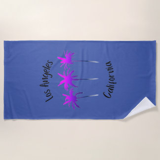 Los Angeles California Beach Towel