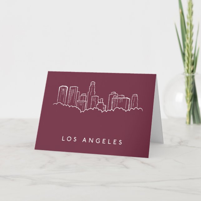 Los Angeles California Card (Front)