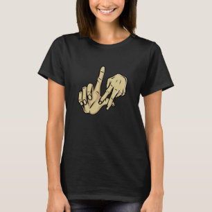 Los Angeles California Chicano Cholo LA LA Hand Si T-Shirt