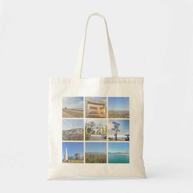 Los Angeles, California City Scenes Tote Bag (Front)
