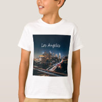 Los Angeles California City Skyline at night