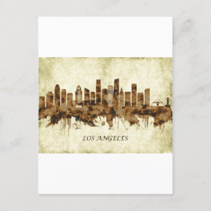 Los Angeles California Cityscape Invitation Postcard