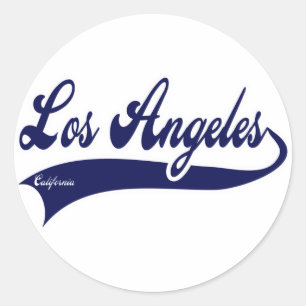 Los angeles California Classic Round Sticker