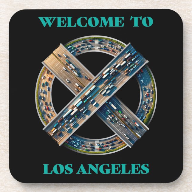 Los Angeles California Coaster (Front)