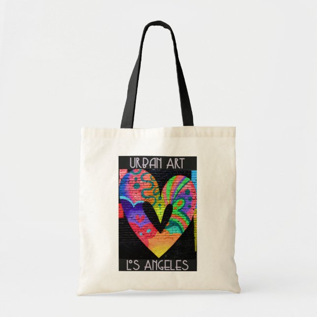 Los Angeles California Cool Urban Street Art Tote Bag (Front)