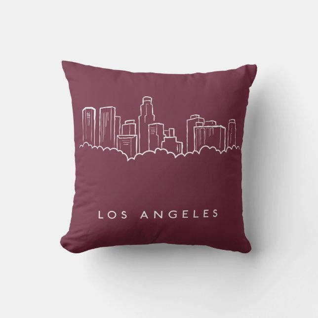 Los Angeles California Cushion (Front)