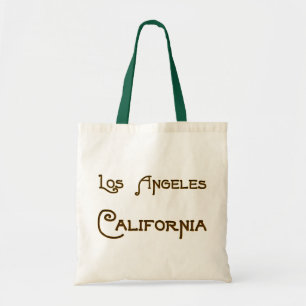 Los Angeles California Deco Logo Canvas Bag