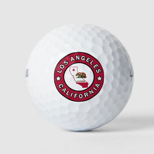 Los Angeles California Golf Balls (Front)