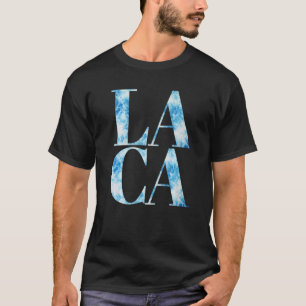 Los Angeles California LA CA Souvenirs Blue White T-Shirt