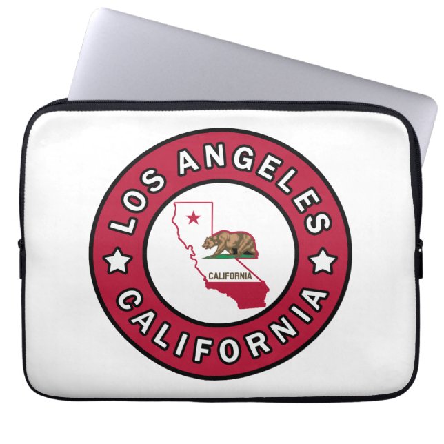 Los Angeles California Laptop Sleeve (Front)