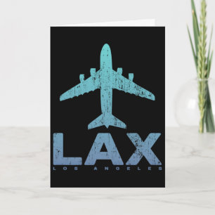Los Angeles California Lax Airport Code La Vacatio Card