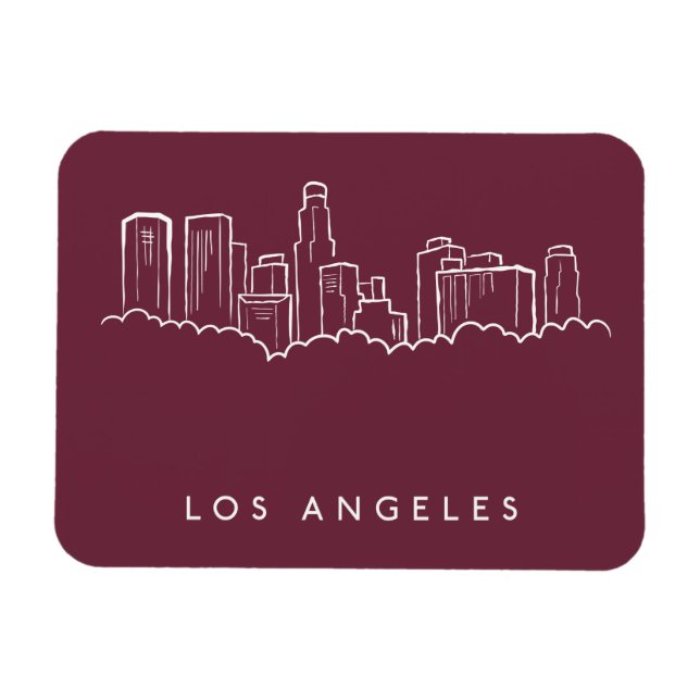 Los Angeles California Magnet (Horizontal)