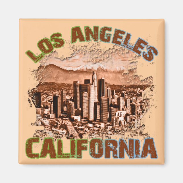 Los Angeles, California Magnet (Front)