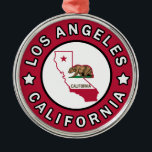 Los Angeles California Metal Tree Decoration<br><div class="desc">Los Angeles</div>