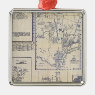 Los Angeles, California Metal Tree Decoration