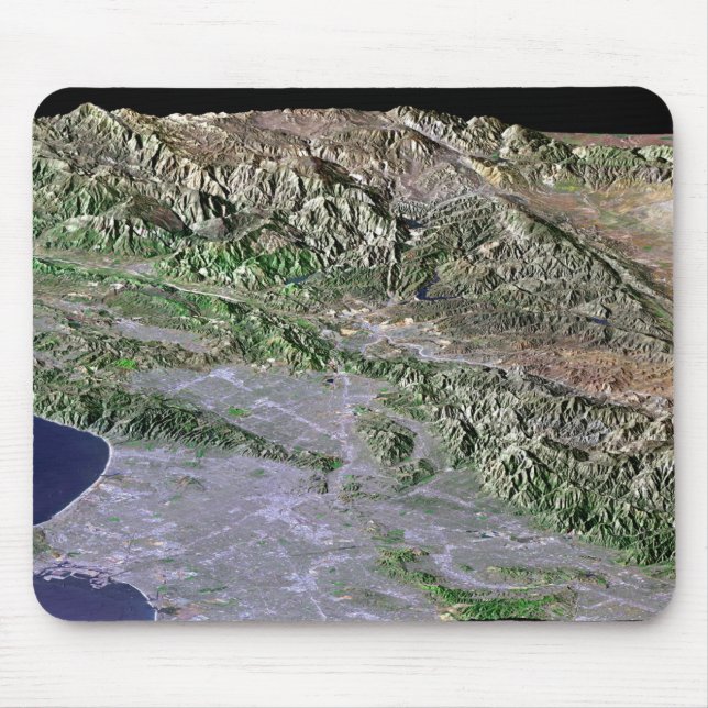 Los Angeles, California Mouse Mat (Front)