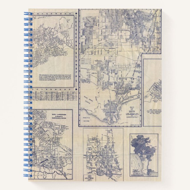 Los Angeles, California Notebook (Front)