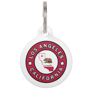 Los Angeles California Pet Tag