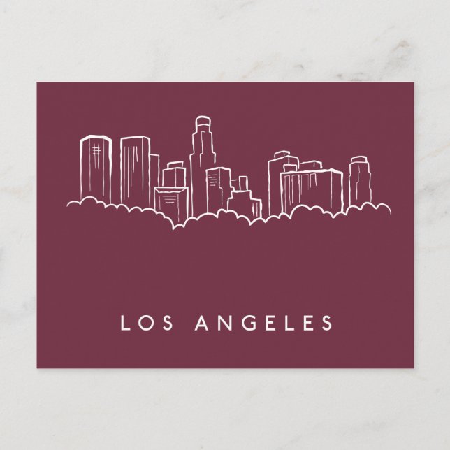 Los Angeles California Postcard (Front)