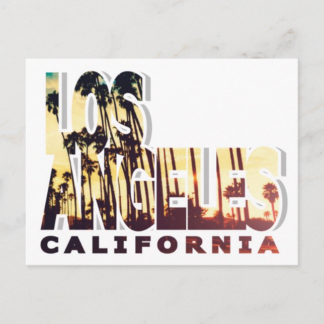 Los Angeles, California Postcard (Front)