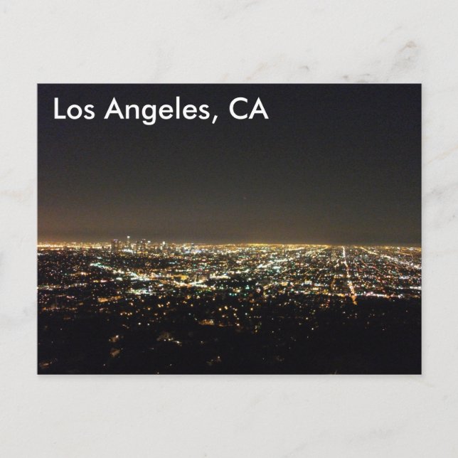 Los Angeles California Postcard (Front)