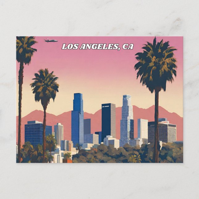 Los Angeles, California Postcard (Front)