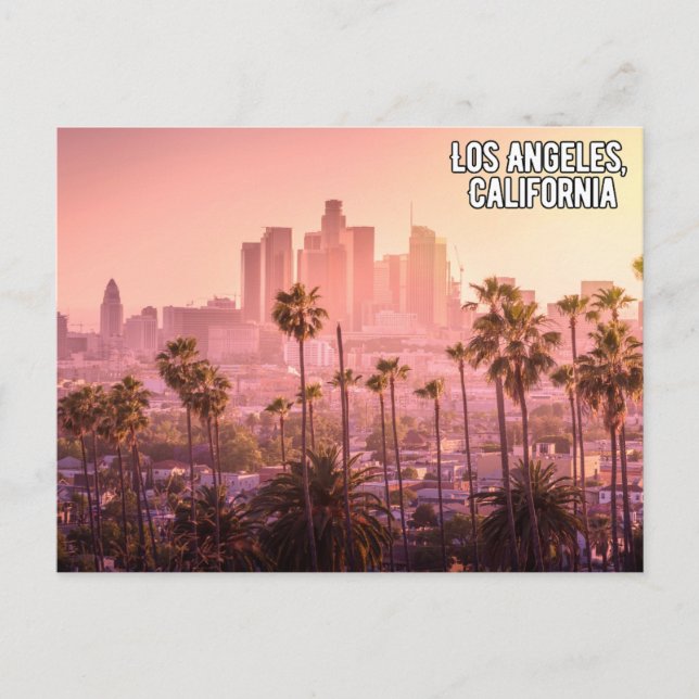 Los angeles california postcard souvenir (Front)