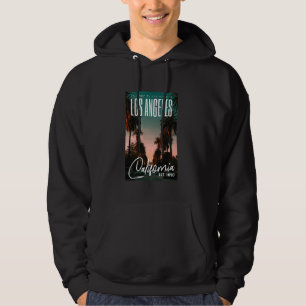 Los Angeles California Retro Sunset Hoodie