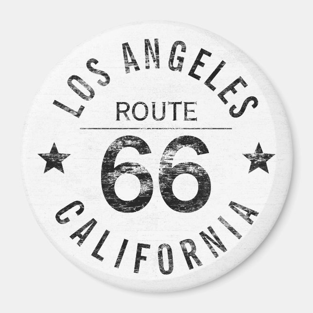 Los Angeles California Route 66 Magnet (Front)