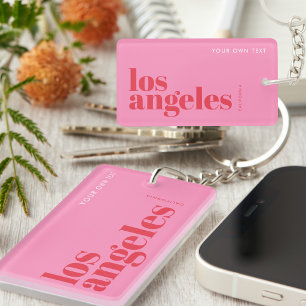 Los Angeles California ski vacation house Key Ring