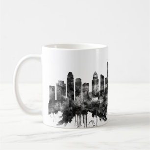Los Angeles California Skyline BW Coffee Mug