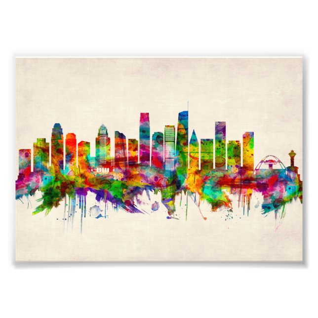 Los Angeles California Skyline Photo Print (Front)
