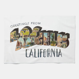 Los Angeles California Tea Towel