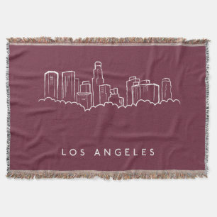 Los Angeles California Throw Blanket