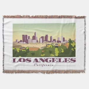 Los Angeles, California Throw Blanket