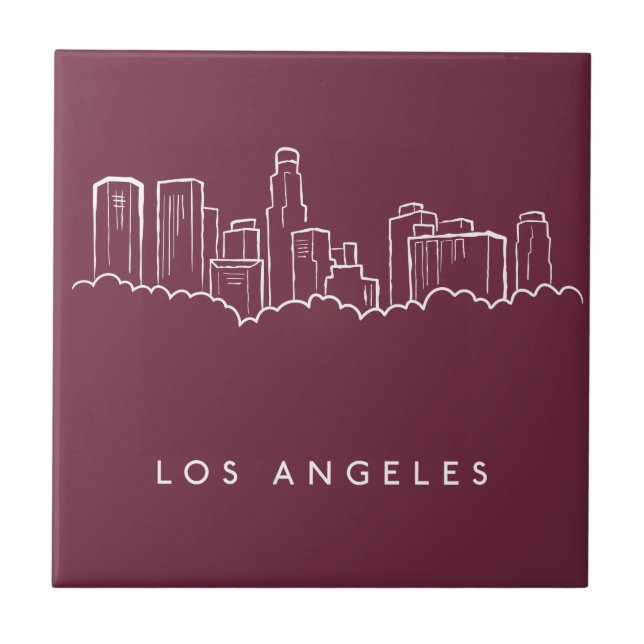 Los Angeles California Tile (Front)