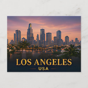 ✈️ Los Angeles California Travel Gift 🌴 Postcard